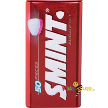 (Pack of 12) Smint XXL Strawberry Sugarfree 50 Mints Tin