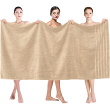 (Latte) Extra Large Super Jumbo Bath Sheet Towel 100% Egyptian Cotton Bath Sheets