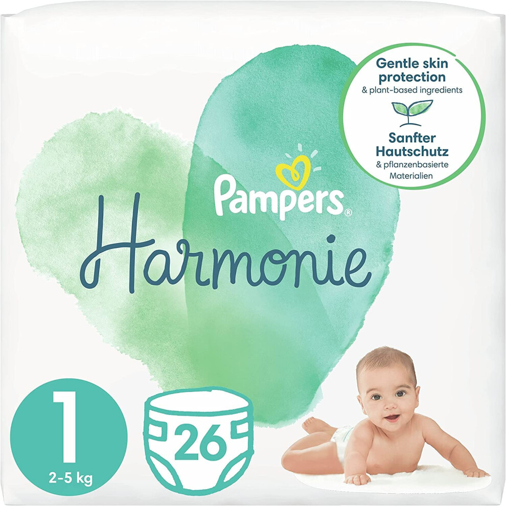 Pampers Harmonie Diapers Size 1  2-5kg 26's