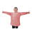 Kids Eskimo Blanket Hoodie Pink 1