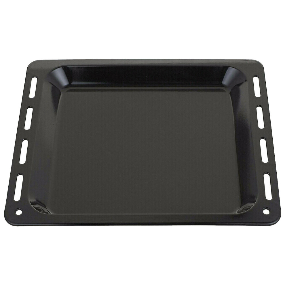 Spares2go Baking Tray Enamelled Pan For Electrolux Oven Cooker (448Mm X 360Mm X 25Mm)