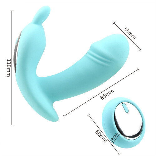 (Blue) G-spot vibrator Dildo vibrator Rabbit Vibrators 2