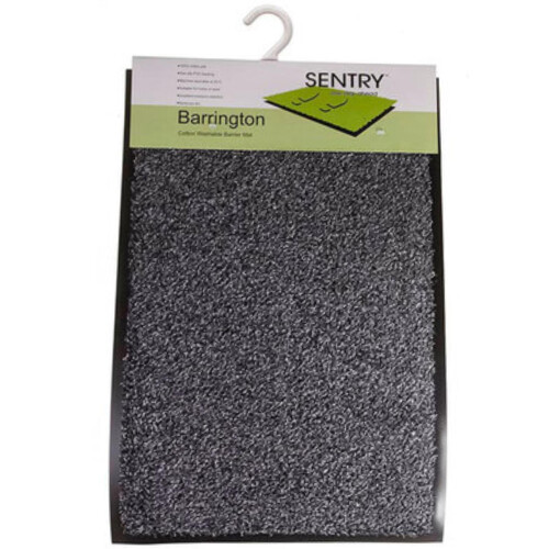 Sentry Sentry Barrington Cotton Washable Mat 40x60cm Grey