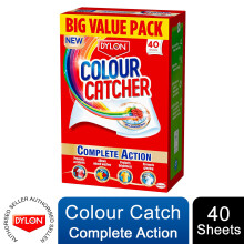 Dylon Colour Catcher Complete Action Laundry Sheets, 40 Sheets