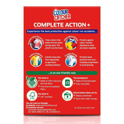 Dylon Dylon Colour Catcher Complete Action Laundry Sheets, 40 Sheets 2