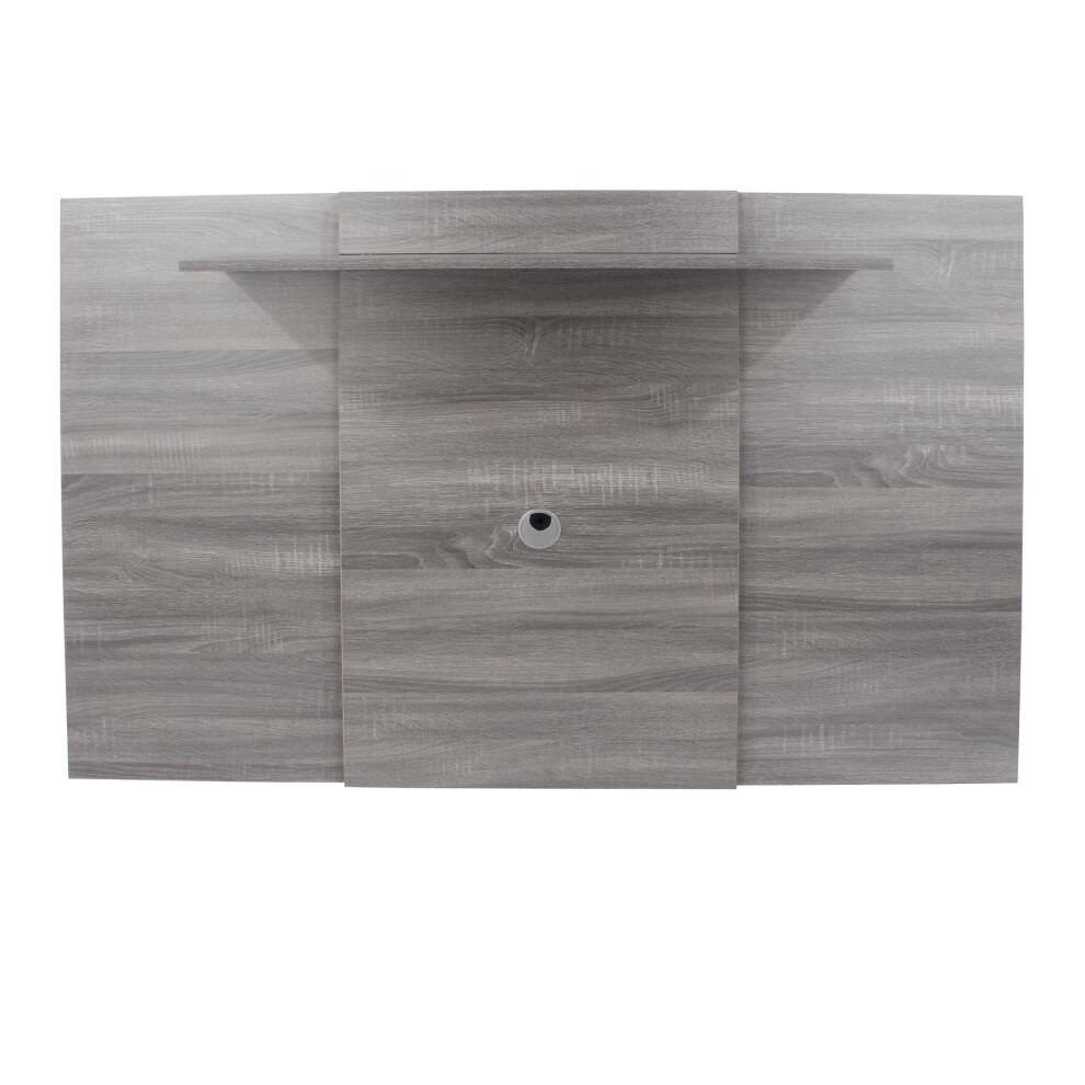 (Grey Oak) Home Source Rimini Wall Mounted TV Entertainment Unit