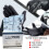 Supertouch  Nitrile Powder Free Gloves 100 hands/box black  ( Medium size) 5