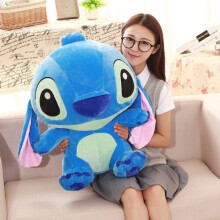 (Stitch, 20CM) Kawaii Stitch Long ears Plush toys Disney cute Dolls Soft Pillows for baby kids Dear person gift