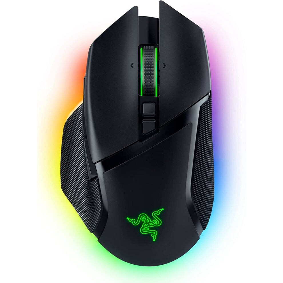 Razer Basilisk V3 Pro Customizable Wireless Gaming Mouse: Fast Optical Switches Gen-3 - HyperScroll Tilt Wheel - Chroma RGB - 11 Programmable ..