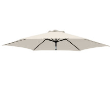 (2.7m, Cream) Greenbay 3x2m 2.5m 2.7m 3m Replacement Parasol Garden Patio Umbrella Fabric Canopy