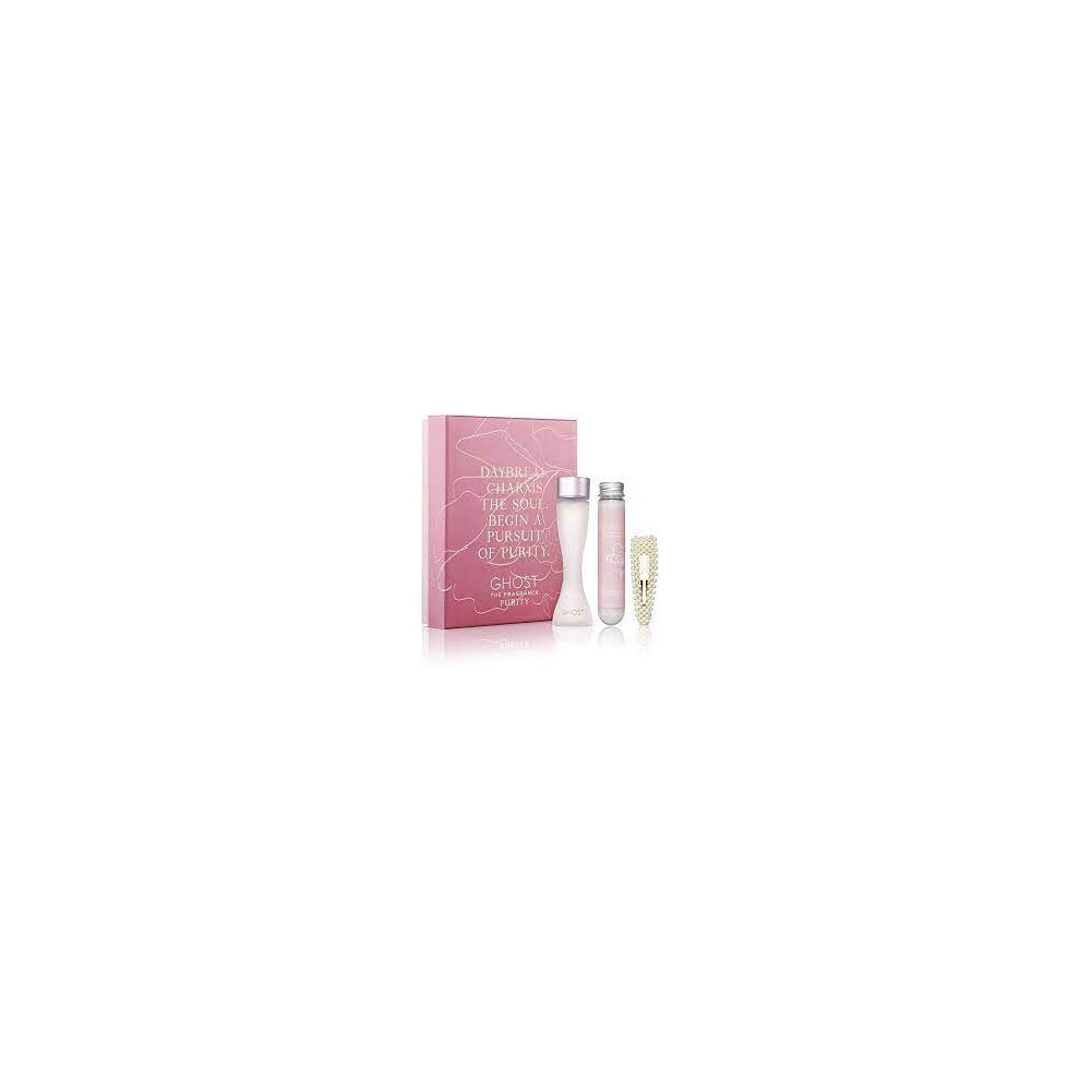 Ghost Purity Gift Set 30ml EDT + 60g Bath Salts + Hair Clip