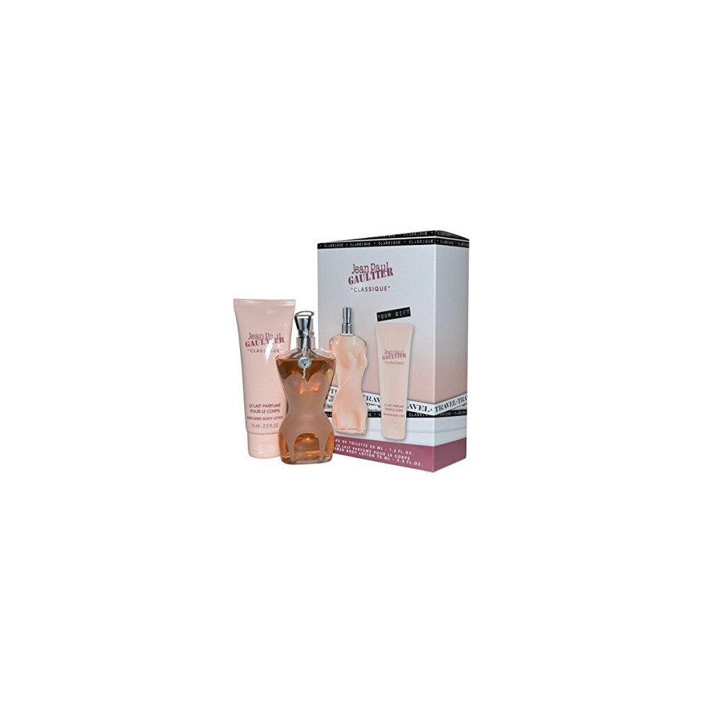 Jean Paul Gaultier Classique Gift Set 100ml EDT + 75ml Body Lotion