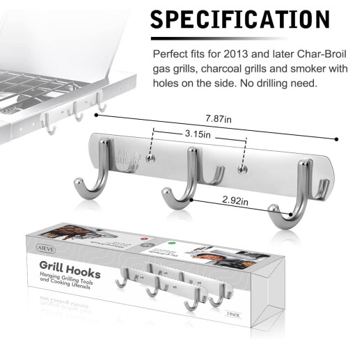 Grillinator BBQ Tool Rack and Accessories Hanger on OnBuy