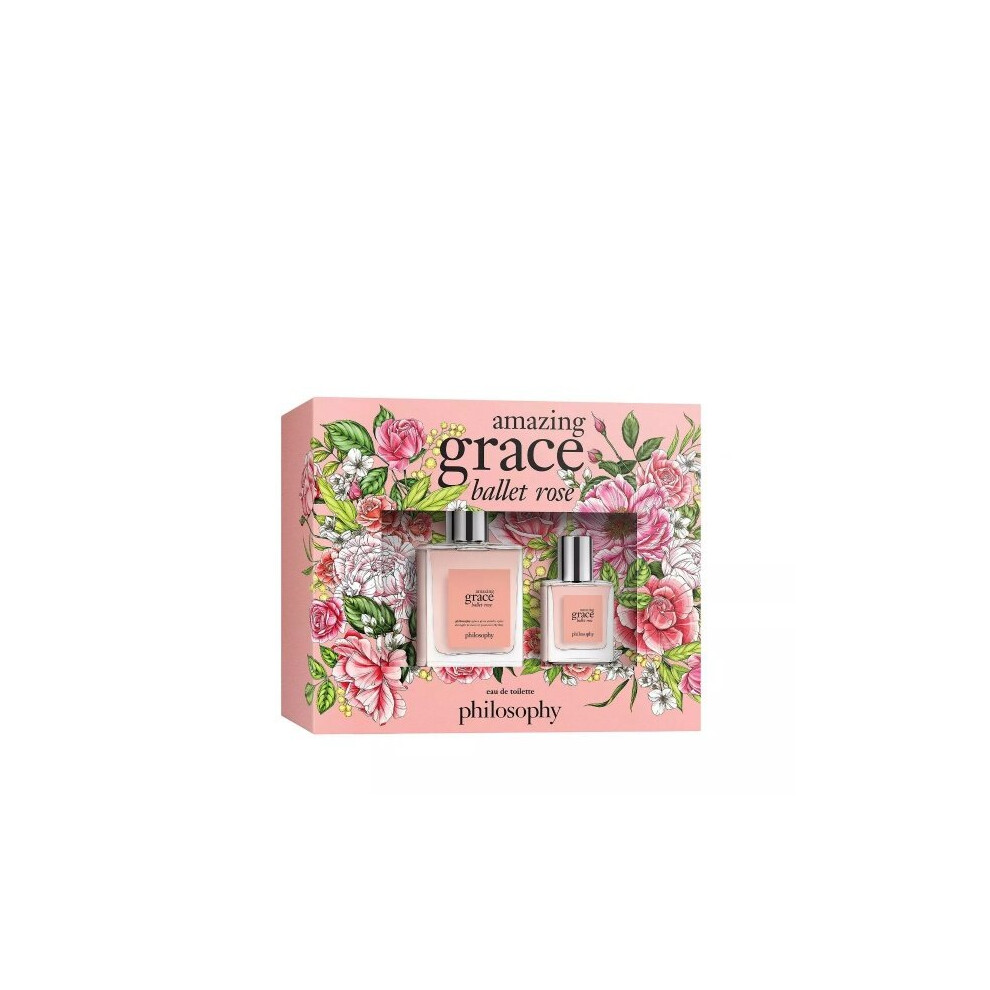 Philosophy Amazing Grace Ballet Rose Gift Set 60ml EDT + 15ml EDT