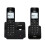 VTech CS2001 Twin Digital Cordless Home Telephone DECT Caller ID Black 1