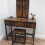 Industrial Dressing Table Bedroom Vanity Unit Vintage Retro Stool Large Mirror 2