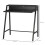 Small Writing Desk Industrial Computer PC Table Black Metal Office Workstation 5