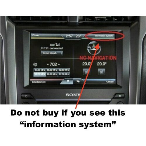 FORD SYNC2 F12 SAT NAV MAP SD CARD 2024 NAVIGATION 2