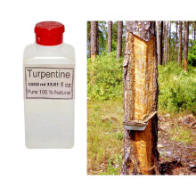 Turpentine 100% Pure Gum Spirits of Turpentine Pine 1000 ml 33.81oz