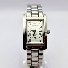 NEW EMPORIO ARMANI AR0146 STAINLESS STEEL CLASSIC LADIES WATCH