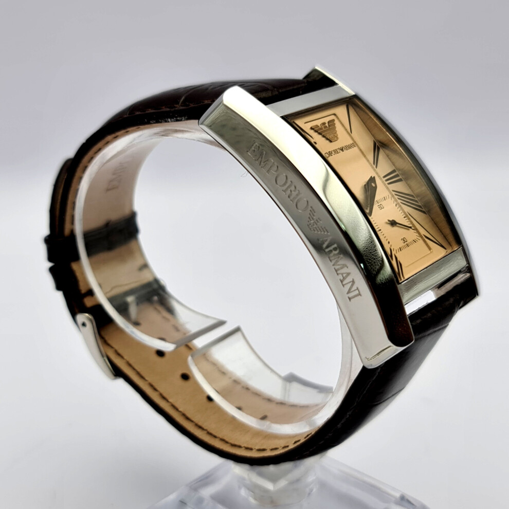 emporio-armani-ar0154-rectangular-beige-dial-brown-strap-men-s-watch