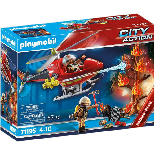 PLAYMOBIL Playmobil 71195 City Action Fire Helicopter