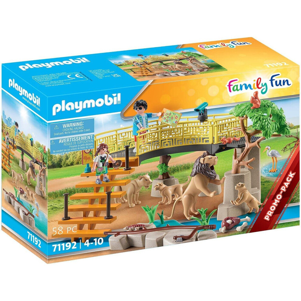 Playmobil 71192 Family Fun Lion Enclosure 