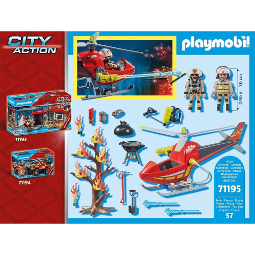 PLAYMOBIL Playmobil 71195 City Action Fire Helicopter 2