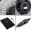 USB Solar Powered Panel Greenhouse Cooling Ventilation Ventilating Fan 10
