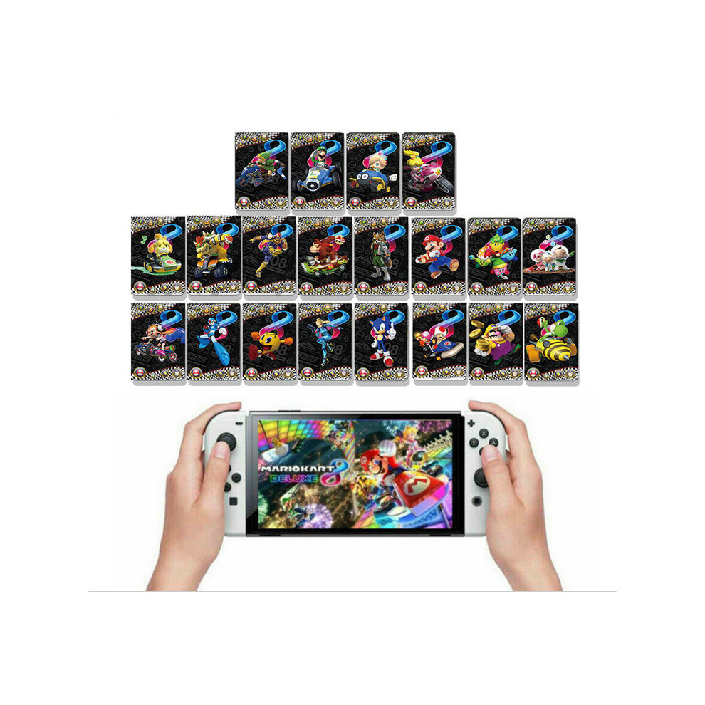 MarioKart 8 Deluxe NFC PVC Amiibo Cards Racing Suit 20Pcs Fow Swtich