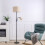 Living And Home 2 Light Floor Standing Lamp with Adjustable Head 3