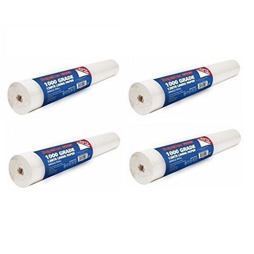 4x SupaDec 1000 Grade 12M Wall Lining Paper Wall Covering Ceiling Wall