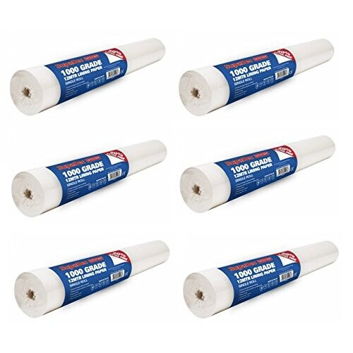 6x SupaDec 1000 Grade 12M Wall Lining Paper Wall Covering Ceiling Wall