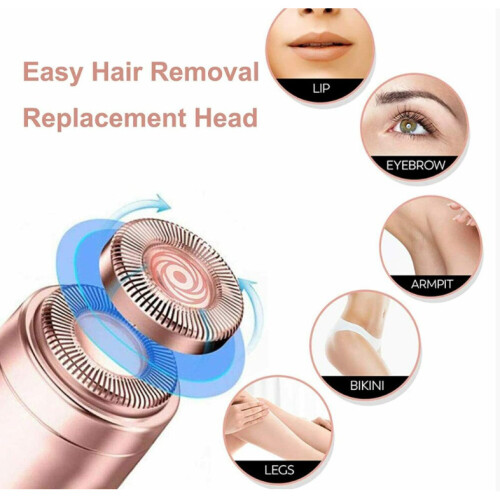 4Pcs For Flawless Hair Remover Replacement Heads Blade 2