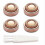 4Pcs For Flawless Hair Remover Replacement Heads Blade 4