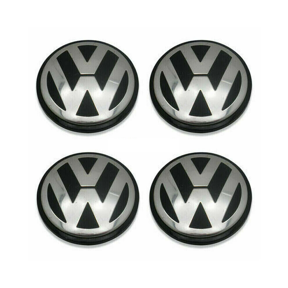 VW Car Wheel Centre Hub Caps 65mm 4 PCS For Golf Passat Polo