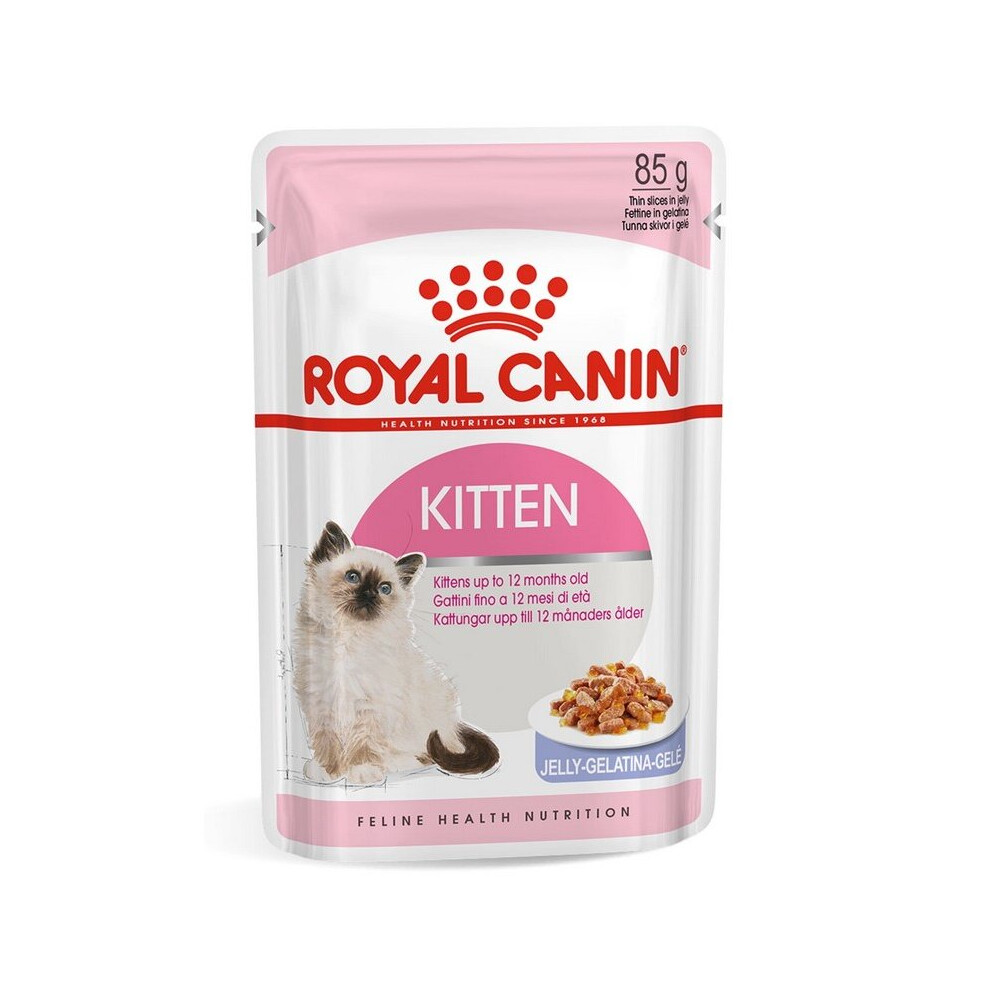 Royal Canin Feline Health Nutrition Instinctive Wet Cat Food (Jelly, Kittens, 85 g)