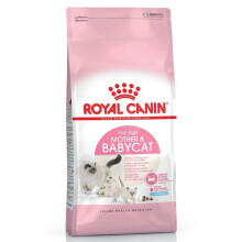 Royal Canin Mother & Babycat Dry Cat Food (For Adult Cats & Kittens, 400 g) - Nutritional Support for Pregnant and Nursing Cats, Growth & Development