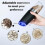 2PCS Electric Gravity Salt & Pepper Grinder Mill Adjustable Coarseness 6