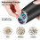 2PCS Electric Gravity Salt & Pepper Grinder Mill Adjustable Coarseness 11
