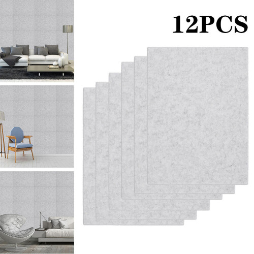 Living And Home 12pcs Acoustic Panels Studio Soundproofing Wall Tiles 2