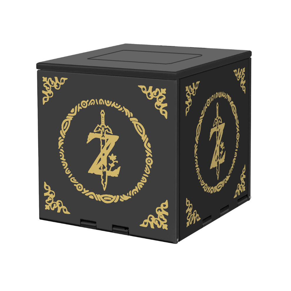 (Black Zelda) 41 in 1 FOLDABLE CUBE Game Card Holder For Switch