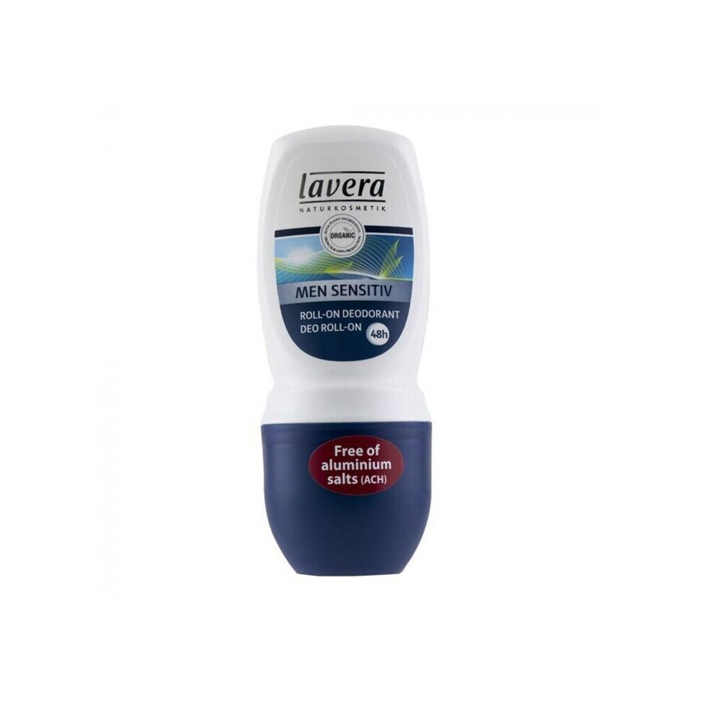 Men's Lavera Sensitiv Aluminium Free Deodorant Roll-On 50 Ml