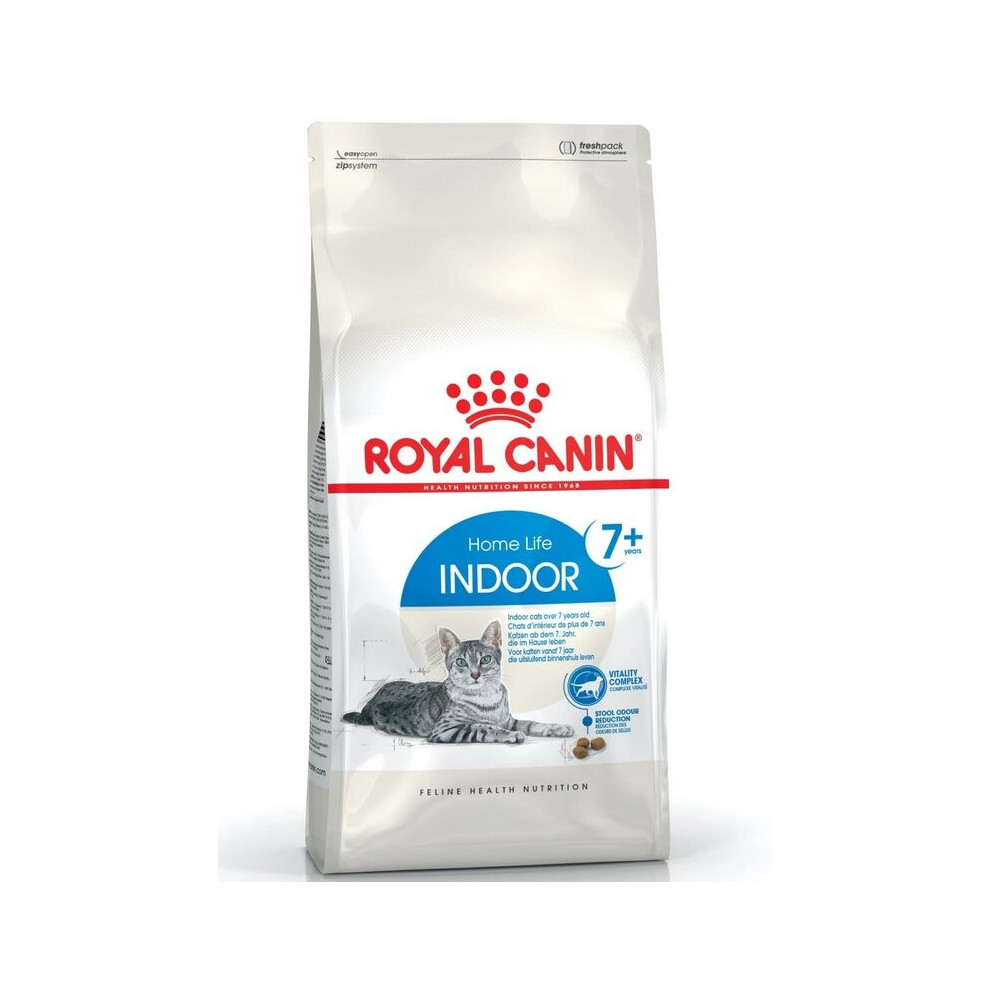 Royal Canin Feline Health Nutrition Indoor +7 Cat Food (1.5kg) | Specialized Diet for Senior Indoor Cats