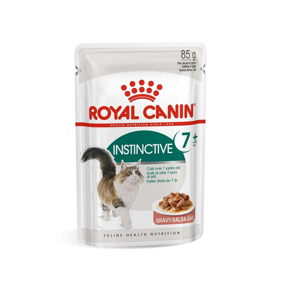 Royal Canin Feline Health Nutrition Instinctive Wet Cat Food (Gravy, Adult Cats, 85 g)