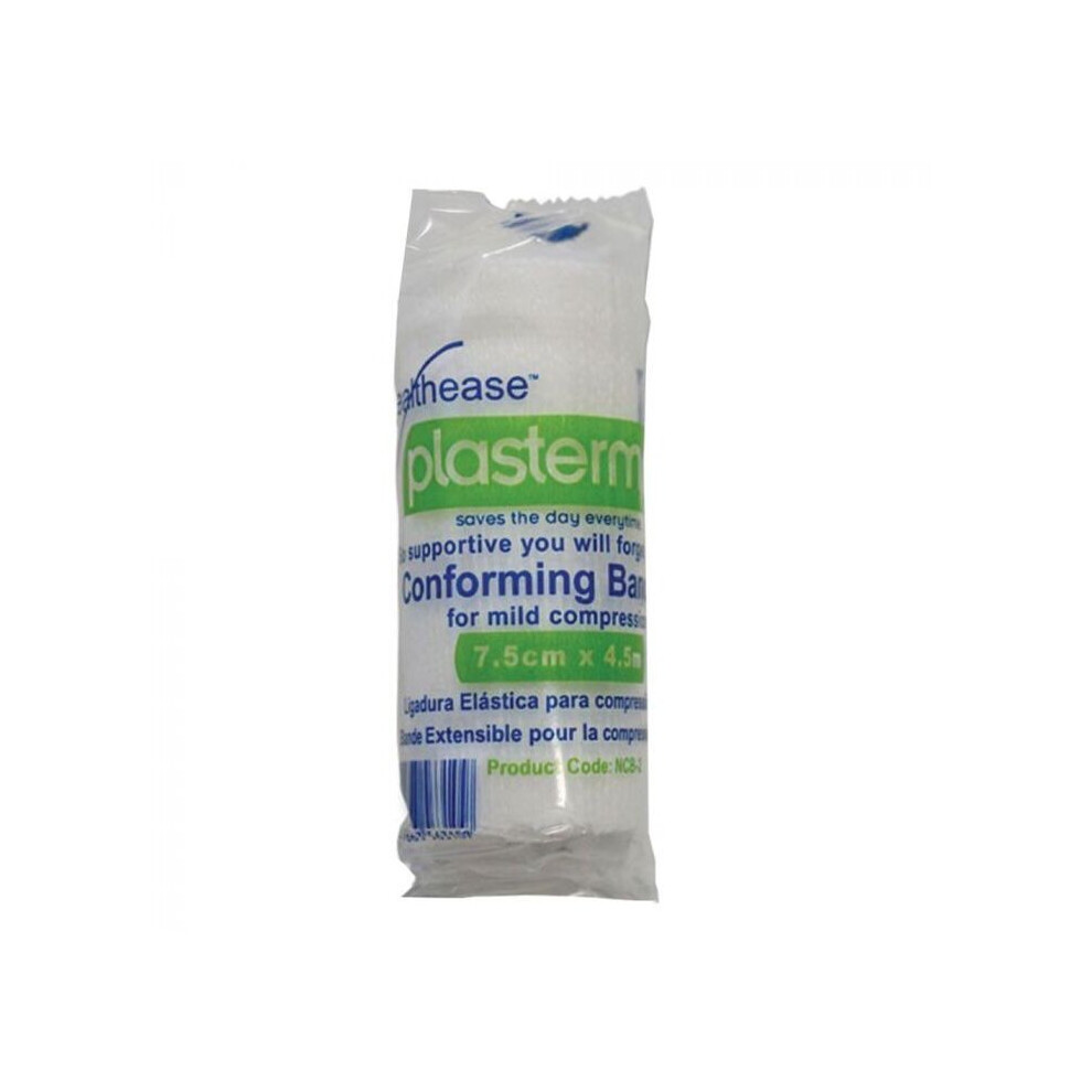 Healthease Conforming Bandage Roll  Retention and fixation bandages 7.5 cm x 4.5 m 1's