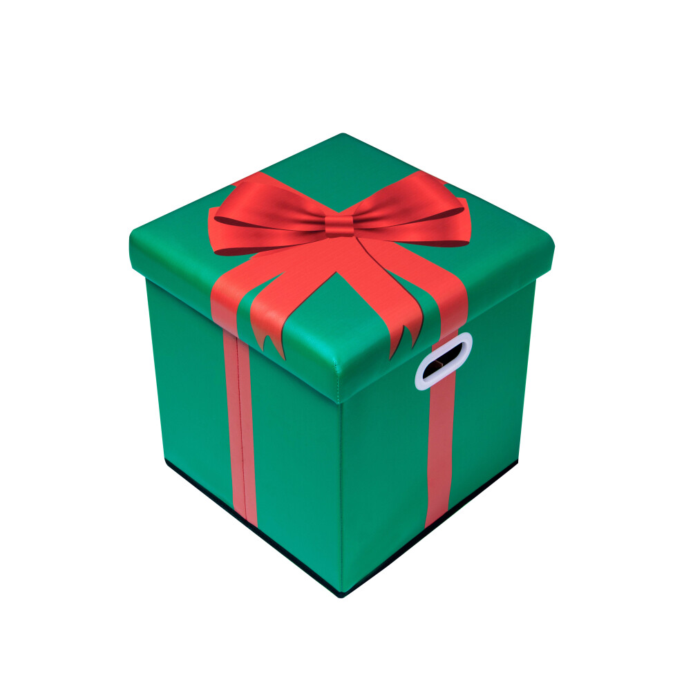 Christmas Tree World | Multi-Purpose Decorations Storage Ottoman Box
