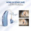 (blue) Britzgo hearing aids have low charging noise and long life. designed for old people 2