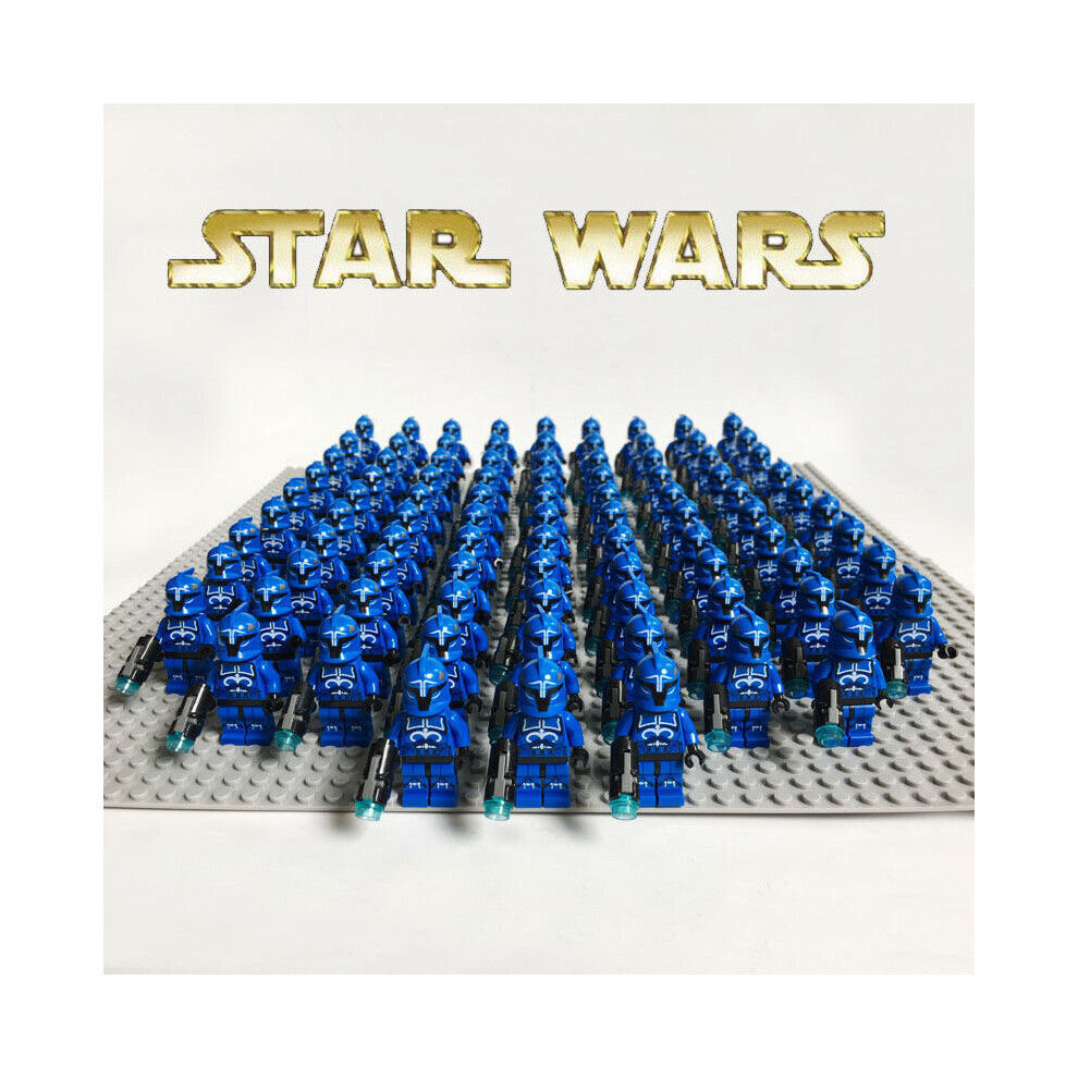 100PCS/Set Fit LEGO Star Wars The Clone Wars Minifigure - Clone Trooper with Blaster-image-OPC-PBJS8GN-NEW