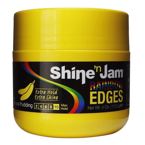 Ampro Shine N Jam Rainbow Edges, Banana Pudding 4 oz